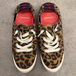Dr. Scholl's 8.5 Brennen Slip On Sneakers Leopard Animal Cheetah Scholls Shoes